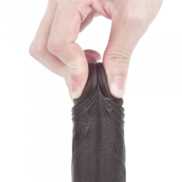 7 Sliding Skin Dual Layer Dong   Black - obrazek 12