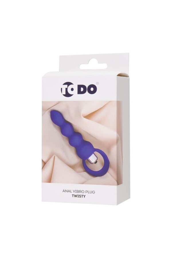 ToDo by Toyfa Anal plug Twisty, silicone, purple, 14 cm, O 3.2 cm - obrazek 12