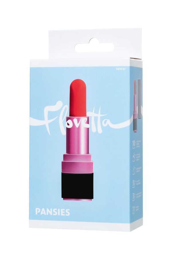 Mini vibrator Flovetta by Toyfa PANSIES, ABS plastic, black, 9 cm - obrazek 12