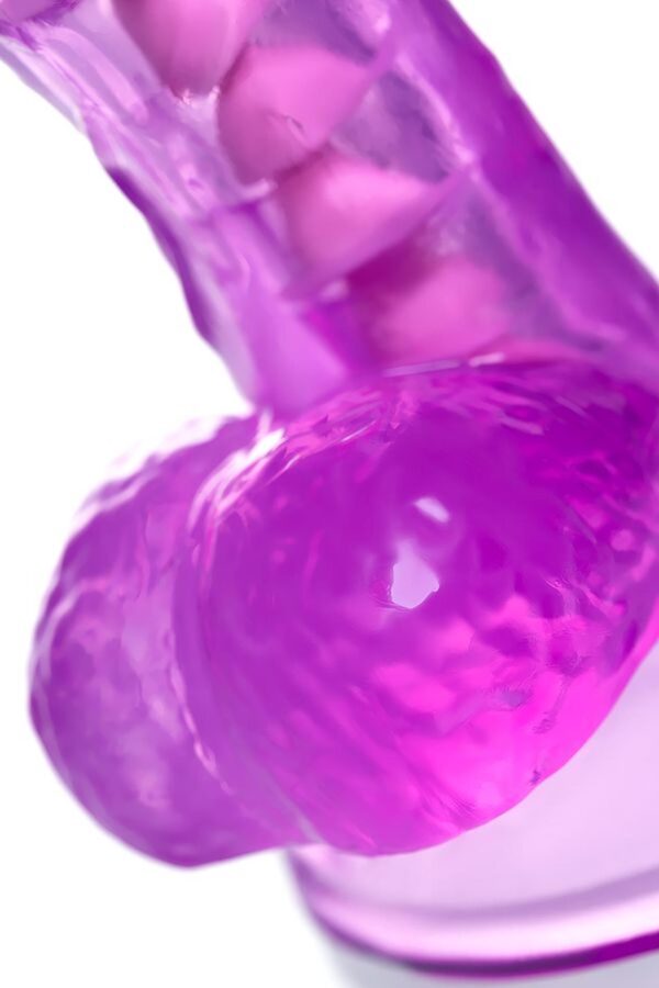 Realistic dildo A Toys by TOYFA Celiam, TPE, purple, 20.5 cm - obrazek 12