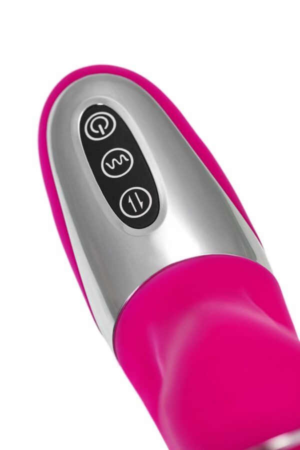 JOS Thrusting and sucking vibrator To Frolly, silicone, pink, 21,5cm - obrazek 12
