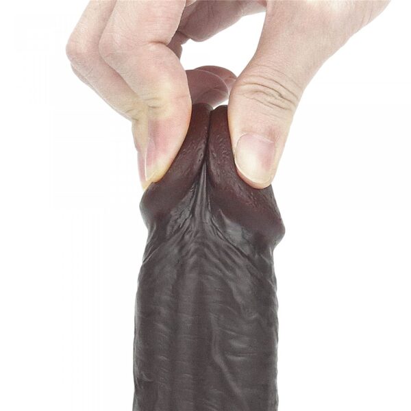 9 Sliding Skin Dual Layer Dong   Black - obrazek 13