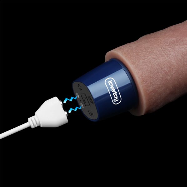 9 REAL SOFTEE Rechargeable Silicone Vibrating Dildo - obrazek 13