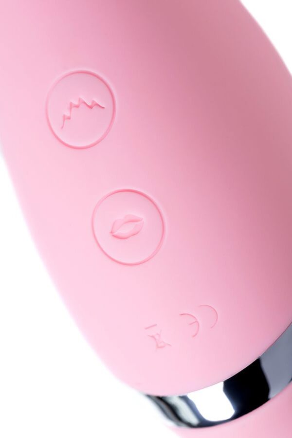 Multifunctional erogenous zone stimulator Flovetta by Toyfa DAHLIA, silicone, pink, 14 cm - obrazek 13