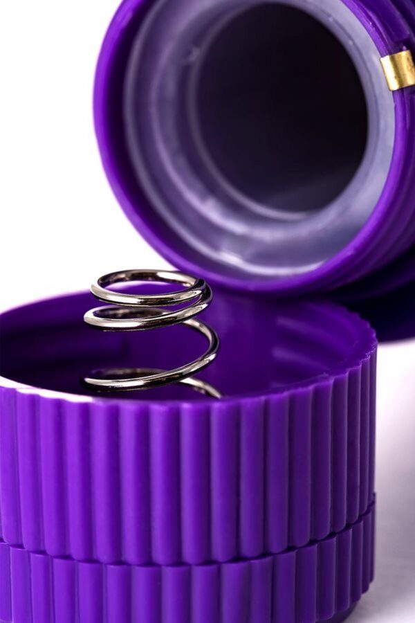 A TOYS, Vibrator with clitoral stim, Silicone, Purple, 18 cm - obrazek 13