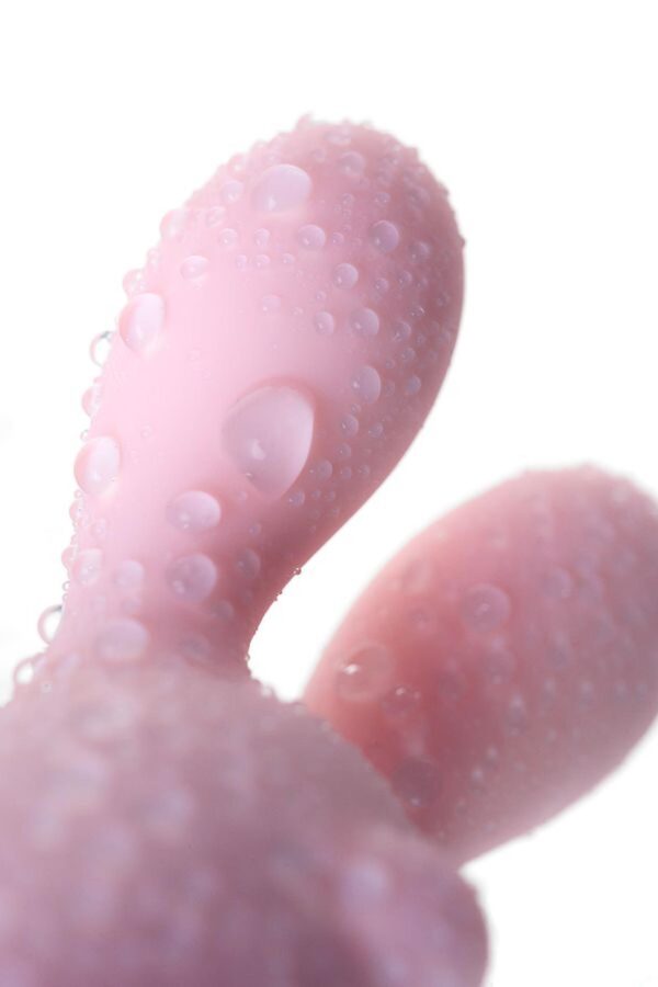 JOS VITA finger vibrating egg and vibrating attachment, silicone, powder pink, 8.5 and 8 cm - obrazek 14