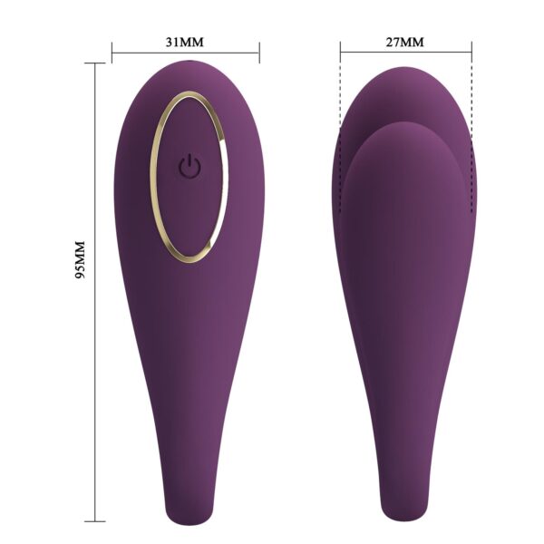 PRETTY LOVE   August, Mobile APP Long distance Control 12 vibration functions, ABS Silicone, USB rechargeable - obrazek 14