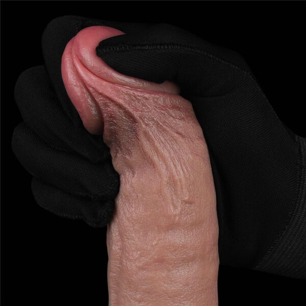 9.5 REAL SOFTEE Rechargeable Silicone Vibrating Dildo - obrazek 15