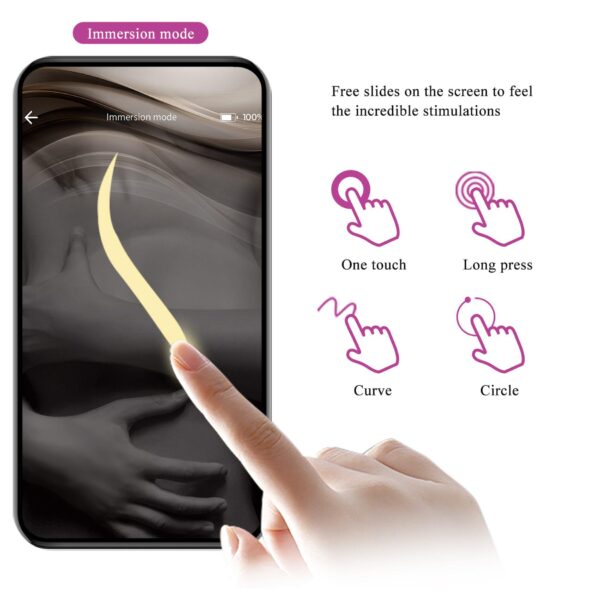 FRANZ, 10 vibration functions Mobile APP remote control - obrazek 16