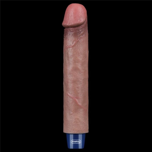 9 REAL SOFTEE Rechargeable Silicone Vibrating Dildo - obrazek 17