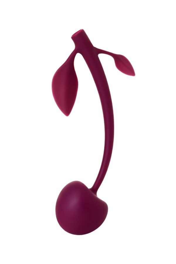 Wild cherry JOS pleasure ball with a ball inside and flexible tail color:cherry - obrazek 2