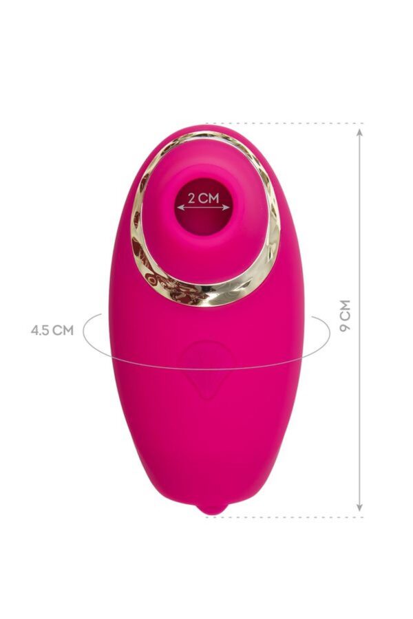 JOS Multifunctional stimulator of erogenous zones Nimka, silicone, pink, 9 cm - obrazek 2