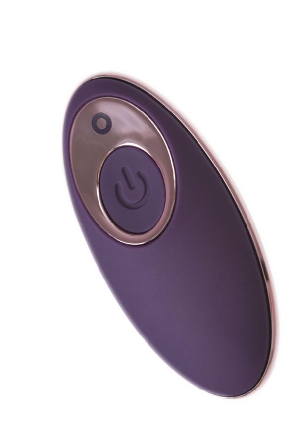 JOS Vibrating Egg with Friction Simulation  Bumpy, Silicone, Violet, 9 cm - obrazek 2