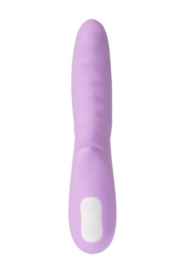 JOS JRotator vibrator MERRY GOR, silicone, purple, 20.7 cm - obrazek 2
