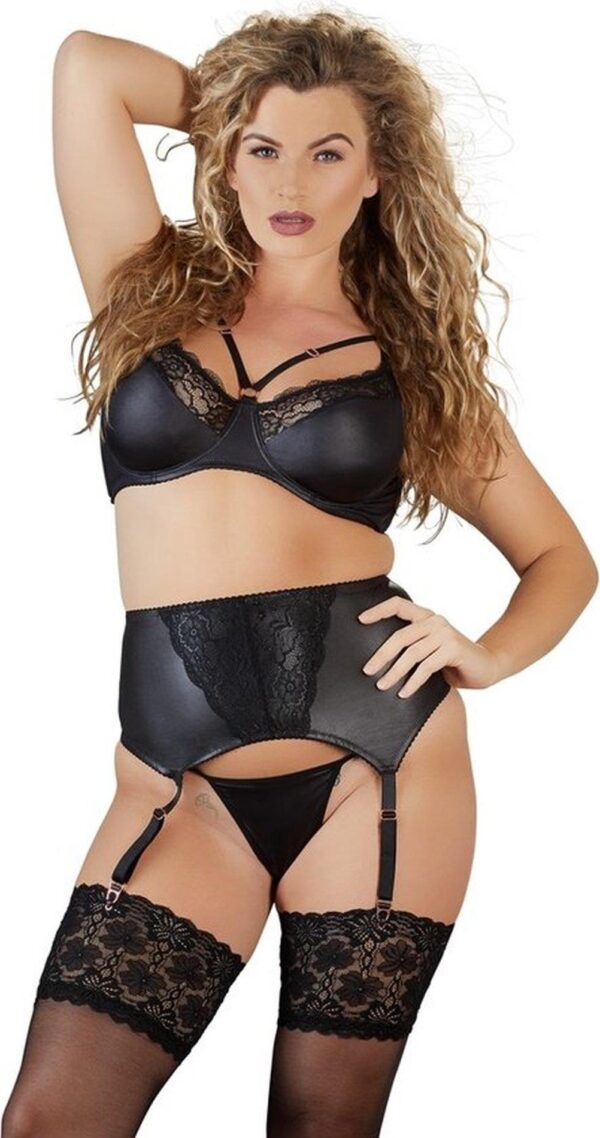 x2340232 Suspender Belt   black {} 2XL - obrazek 2