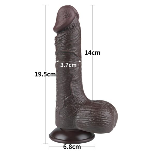 7.5 Sliding Skin Dual Layer Dong Black - obrazek 2