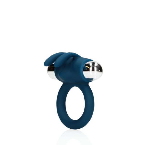 Vibrating Rabbit Cock Ring   Baltic Blue - obrazek 2