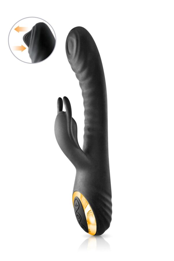 RABBIT MY MAHARANI BLACK EMPIRE VIBRATOR - obrazek 2