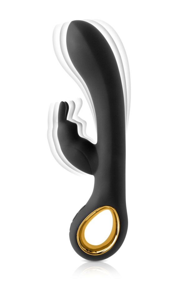 RABBIT MY DUCHESS BLACK EMPIRE VIBRATOR - obrazek 2
