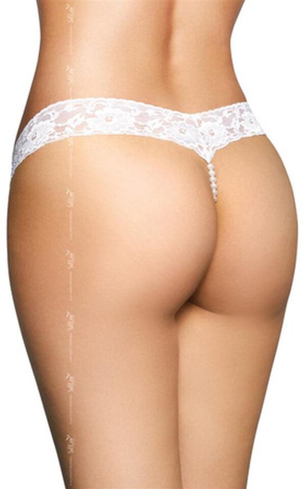 G String 2491   white S/M - obrazek 2