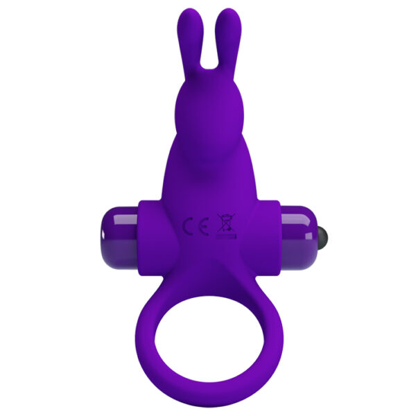 PRETTY LOVE   VIBRANT PENIS RING I Purple - obrazek 2