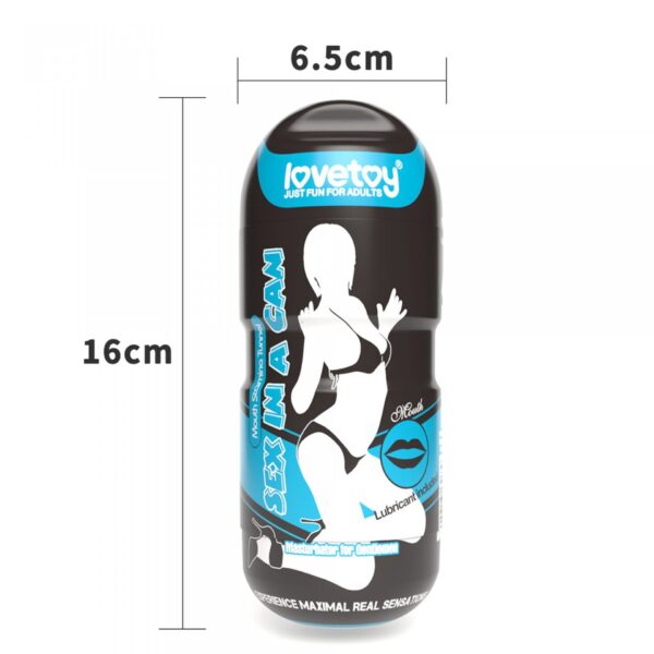 Sex In A Can Mouth Stamina Tunnel   Vibrating - obrazek 2