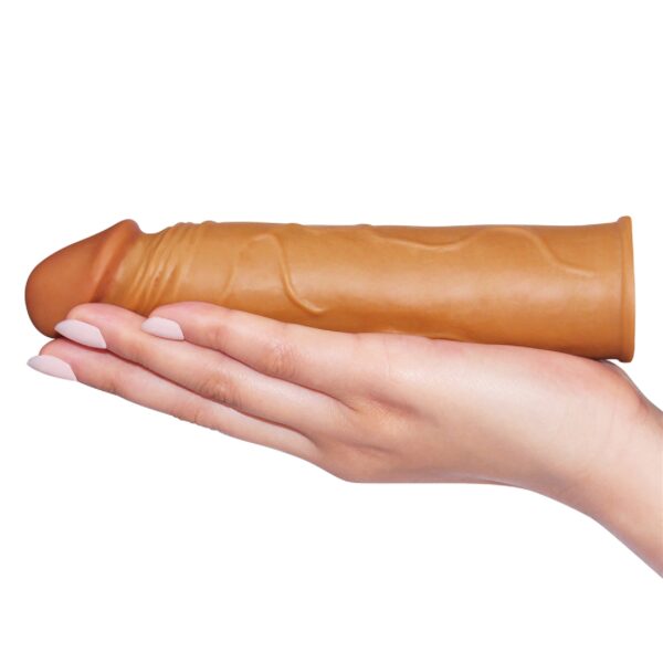 Add 1 Pleasure X Tender Penis Sleeve Brown - obrazek 2