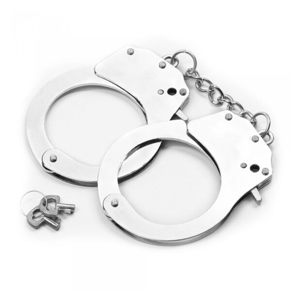 Fetish Pleasure Metal Handcuffs - obrazek 2