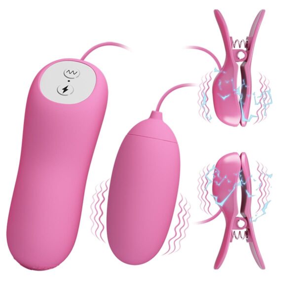 PRETTY LOVE   ELECTRIC SHOCK & VIBRO BULLETS, 7 vibration functions 3 electric shock functions - obrazek 2