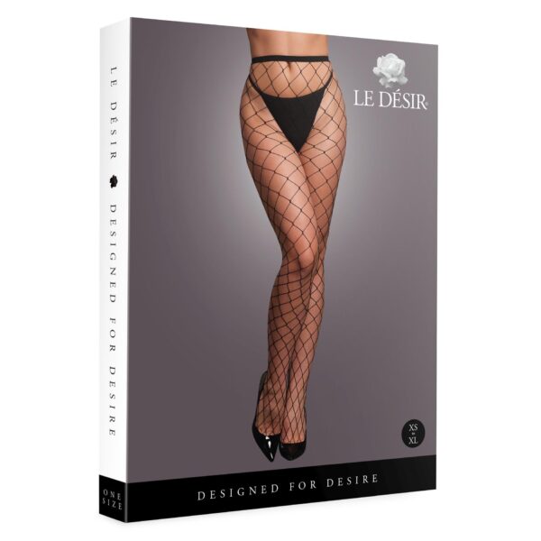 Panty with big fishnet structure. - obrazek 2