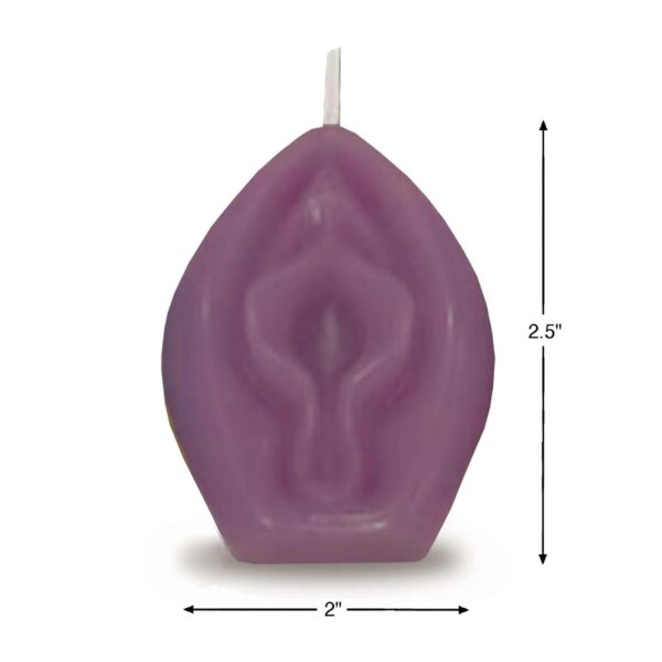 Eden’s Candle   Vanilla Scented Vagina   Eggplant - obrazek 2