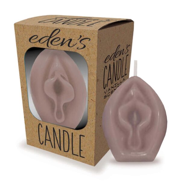 Eden’s Candle   Vanilla Scented Vagina   Taupe - obrazek 2