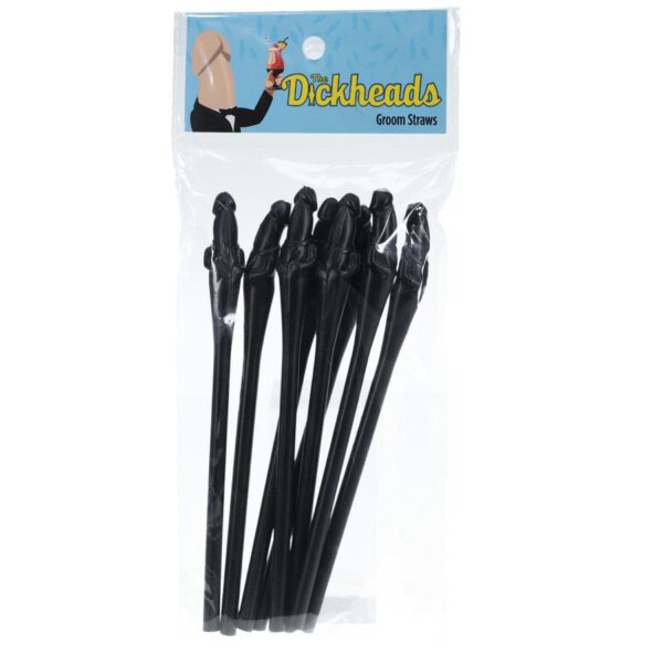 Groom Straws   Black - obrazek 2