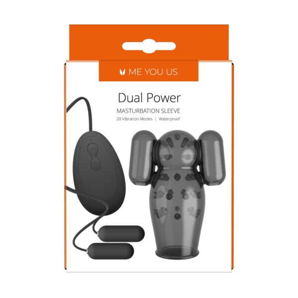 Me You Us Dual Power Masturbation Sleeve - obrazek 2