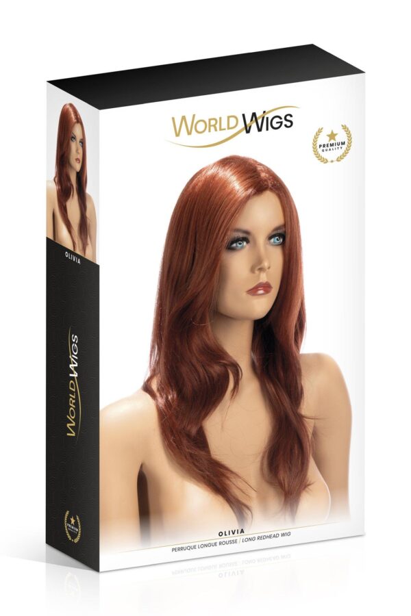 PERRUQUE OLIVIA LONGUE ROUSSE - obrazek 2