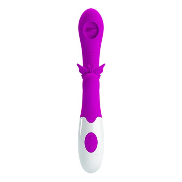 PRETTY LOVE   Moth, 12 vibration functions 3 licking settings - obrazek 2