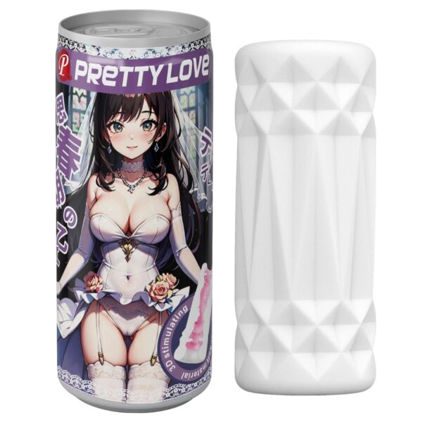 PRETTY LOVE   Masturbator, Super soft material TPR /ABS - obrazek 2