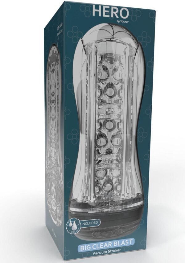 Big Clear Blast Vacuum Stroker Transparent - obrazek 2