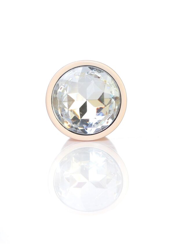 Plug Jewellery Pearl Gold PLUG  Clear S - obrazek 2