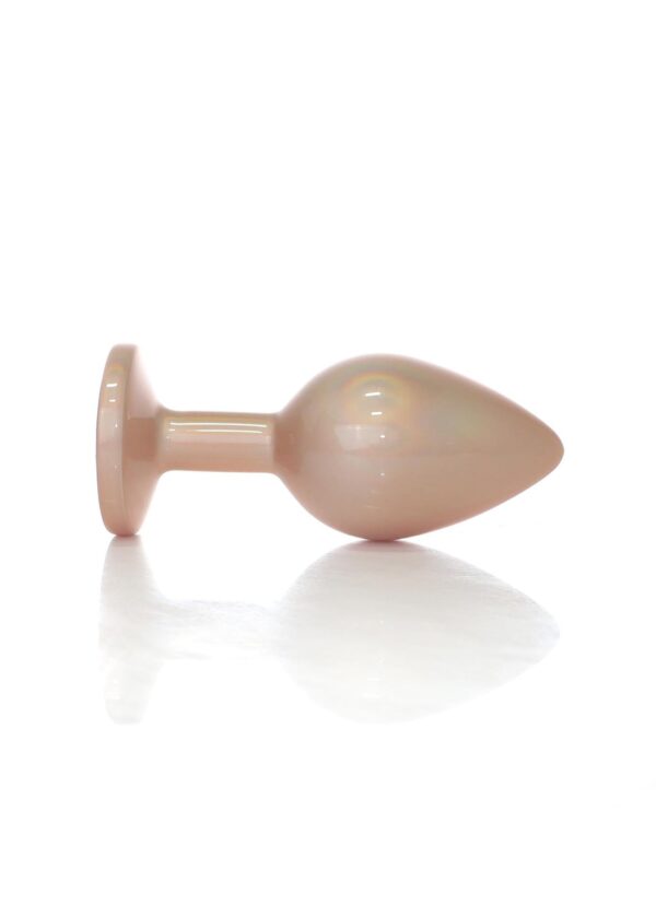 Plug Jewellery Pearl Gold PLUG  Clear M - obrazek 2
