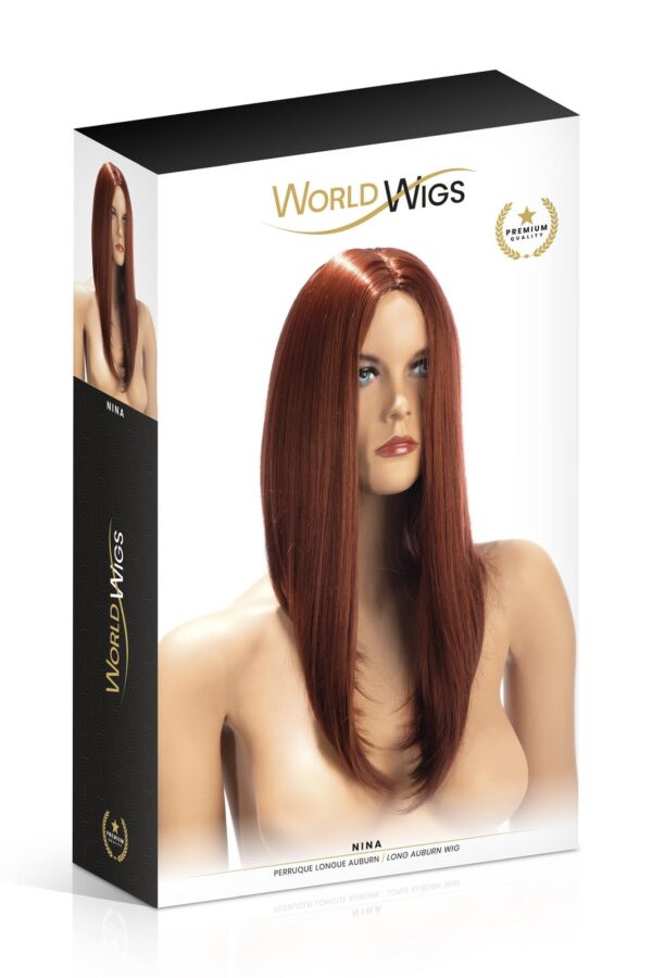 PERRUQUE NINA CARRE LONG AUBUR - obrazek 2