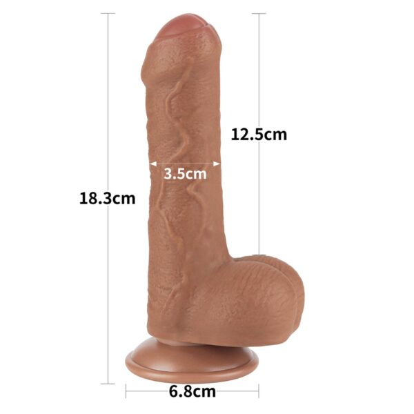 7 Sliding Skin Dual Layer Dong Brown - obrazek 2