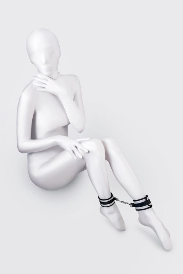 Anonymo anclecuffs, polyester, silver, 28.5 cm - obrazek 2