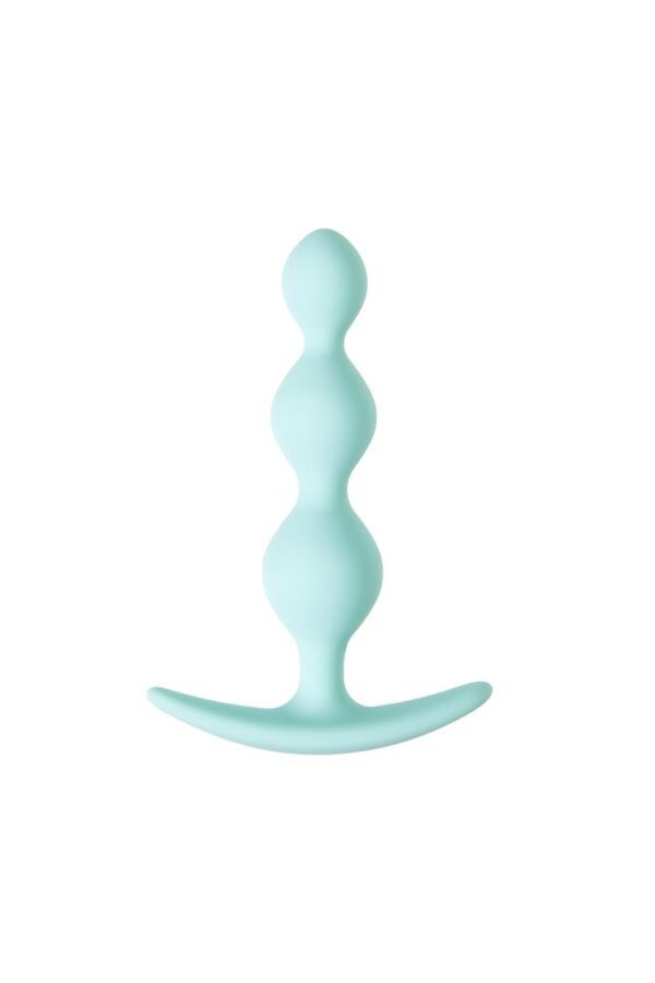 ToDo by Toyfa Anal plug Triple, silicone, mint, 10.5 cm, O 2.4 cm - obrazek 2