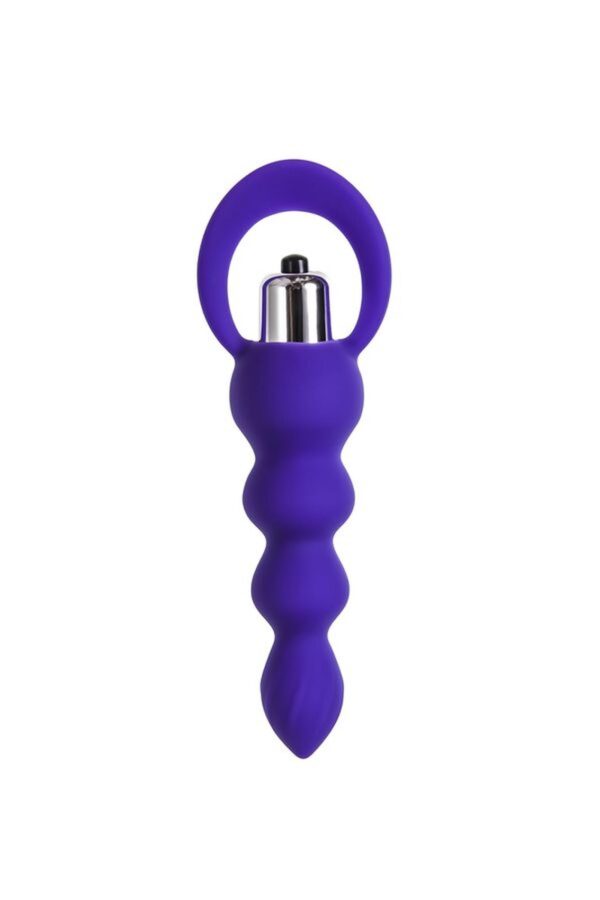 ToDo by Toyfa Anal plug Twisty, silicone, purple, 14 cm, O 3.2 cm - obrazek 2