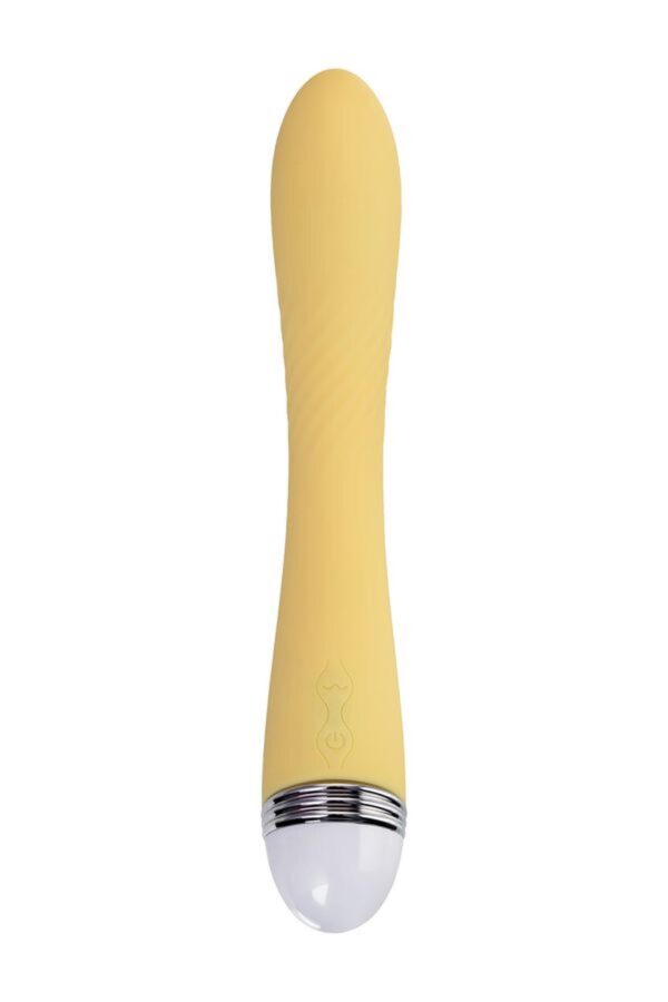 Vibrator Flovetta by Toyfa Calla, silicone, yellow, 22 cm - obrazek 2