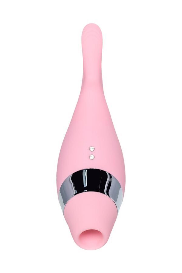 Multifunctional erogenous zone stimulator Flovetta by Toyfa DAHLIA, silicone, pink, 14 cm - obrazek 2