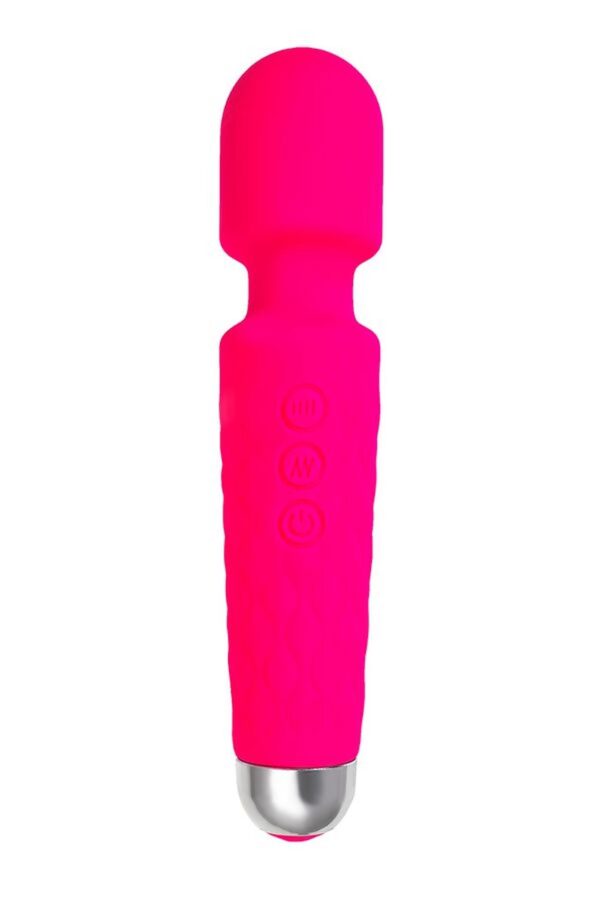 Flovetta Peony Vibrating massager, silicone, pink, 20.5 cm - obrazek 2