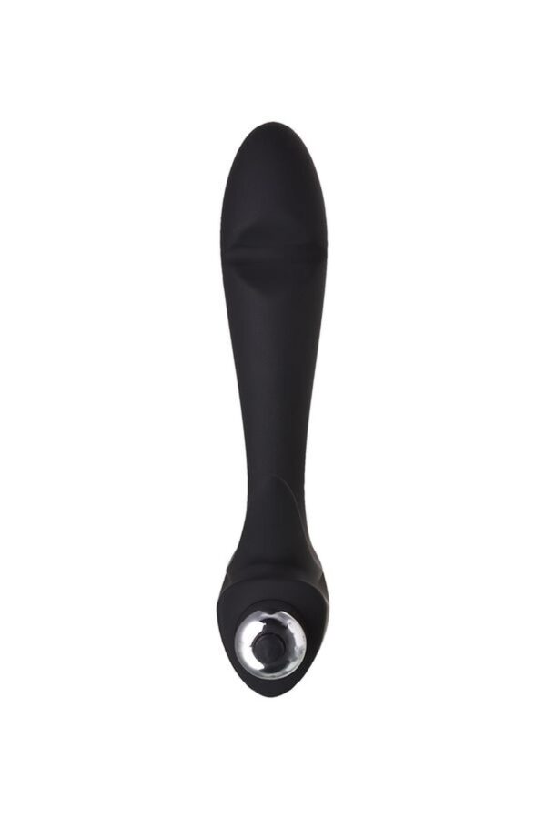 EROTIST First prostate stimulator, silicone, black, 14.4 cm - obrazek 2