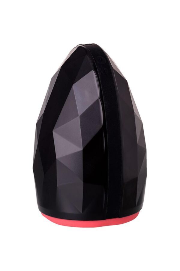 EROTIST Magma; Rechargeable masturbator with heating, Silicone, Black, 12 cm - obrazek 2